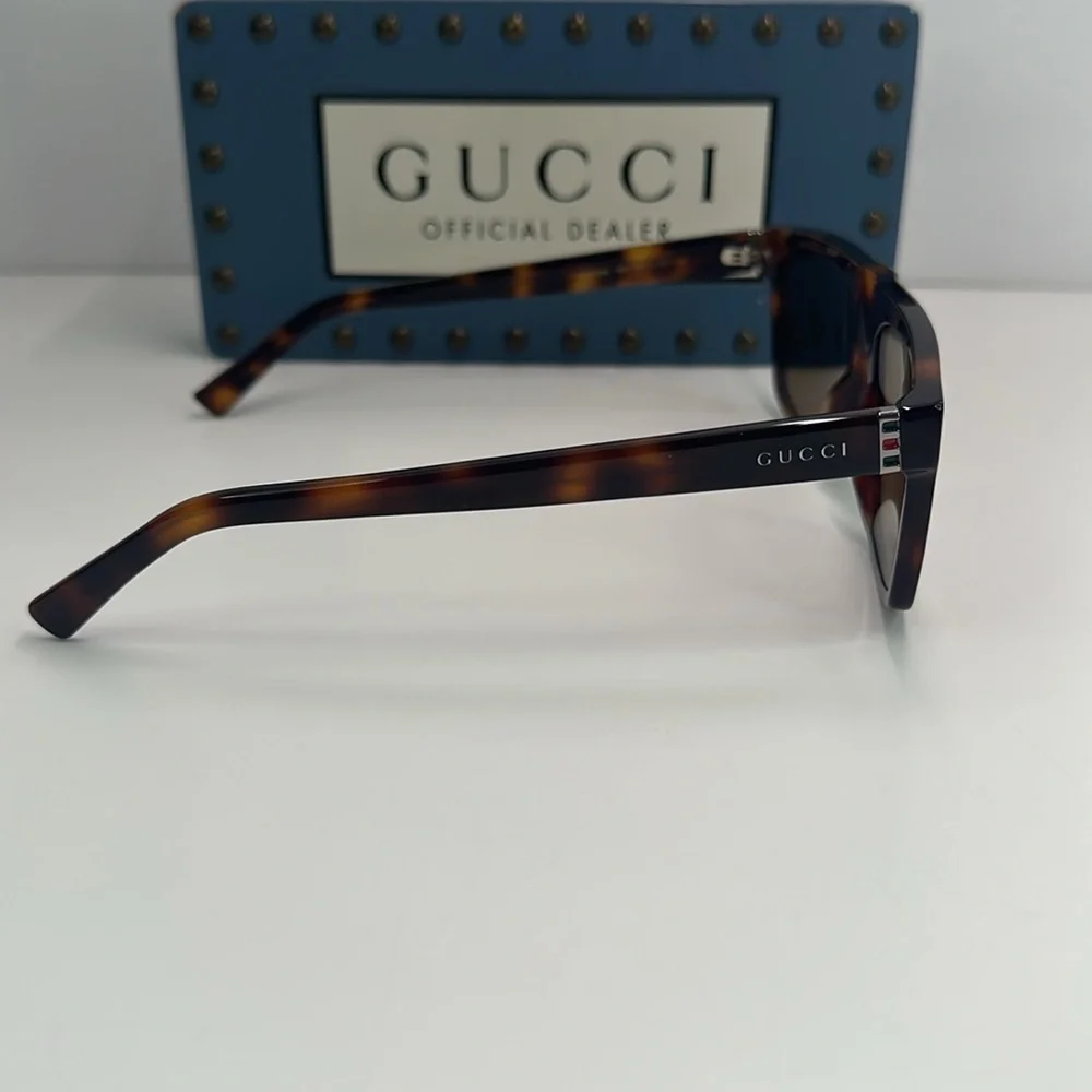 New Authentic Gucci GG0450S 003 57 Men's Sunglasses